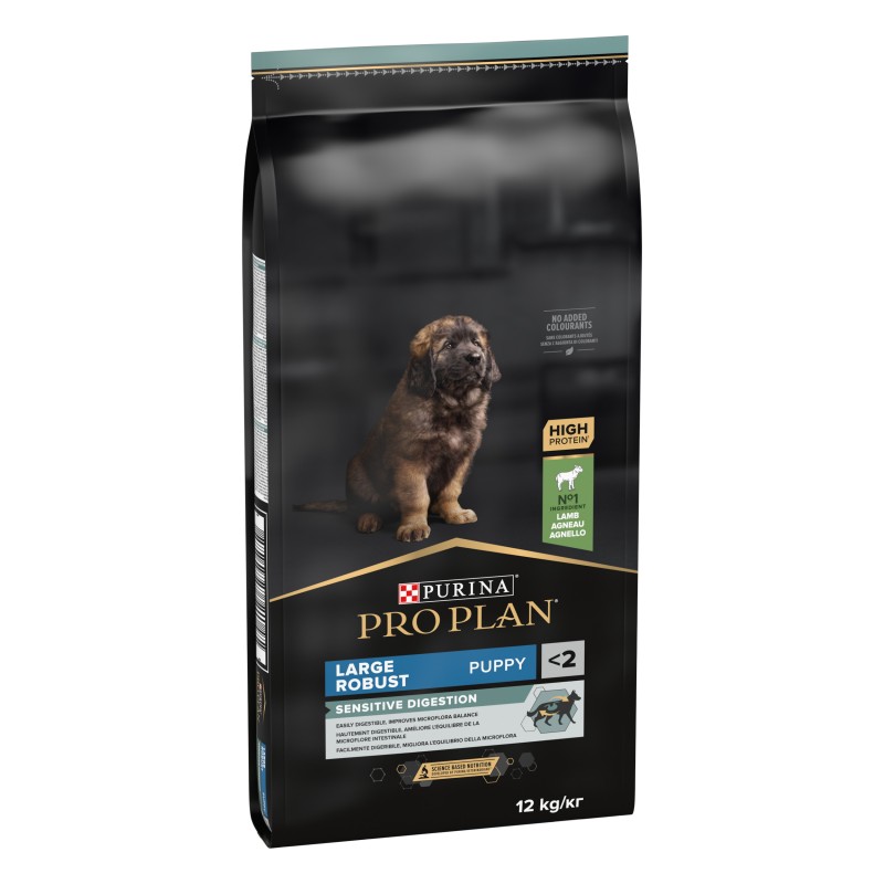 PRO PLAN LARGE ROBUST - PUPPY -  SENSITIVE DIGESTION riche en agneau et au riz