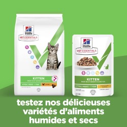 Vet Essentials Chat Multi-Benefit Kitten Poulet