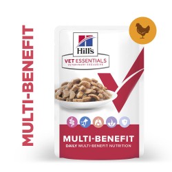 Vet Essentials Chat Multi-Benefit Adult 1+ Poulet Sachet re.