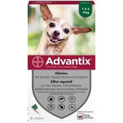 Advantix Très Petit Chien 1,5-4 kg