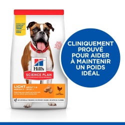 Science Plan Canine Adult Light Poulet