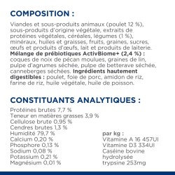 Chat Gastrointestinal Biome Stress Mijotés Pou. & Lég. Boîte