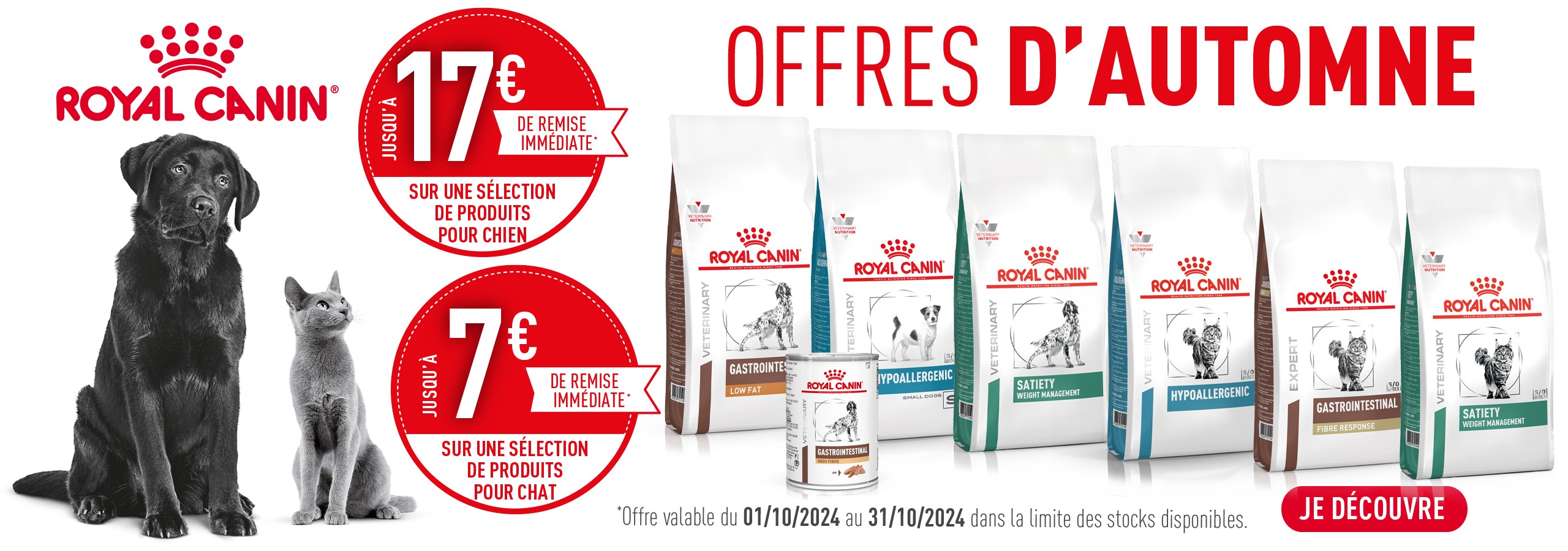 Promo Royal Canin Octobre 2024